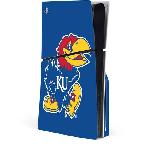 University of Kansas Jayhawks Mascot Outline PlayStation PS5 Skins
