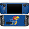 University of Kansas Jayhawks Mascot Outline Steam Deck Handheld Gaming Computer OLED Skin