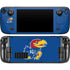 University of Kansas Jayhawks Mascot Outline Steam Deck Handheld Gaming Computer OLED Skin