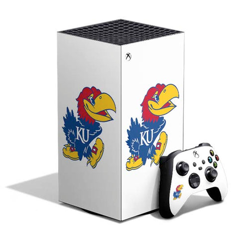 University of Kansas Jayhawks Mascot Outline XBox Series X Digital Edition Bundle Skin