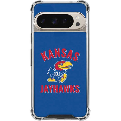 University of Kansas Jayhawks Mascot Pixel 9/9 Pro Clear Case