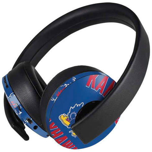 University of Kansas Jayhawks Mascot PlayStation 4 Gold Wireless Headset Skin