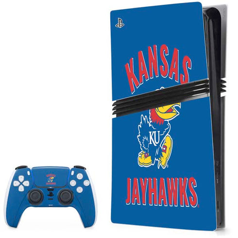 University of Kansas Jayhawks Mascot PS5 Pro Bundle Skin