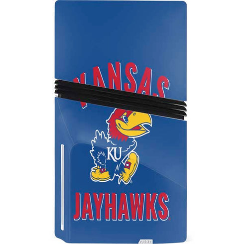 University of Kansas Jayhawks Mascot PS5 Pro Disk Console Skin
