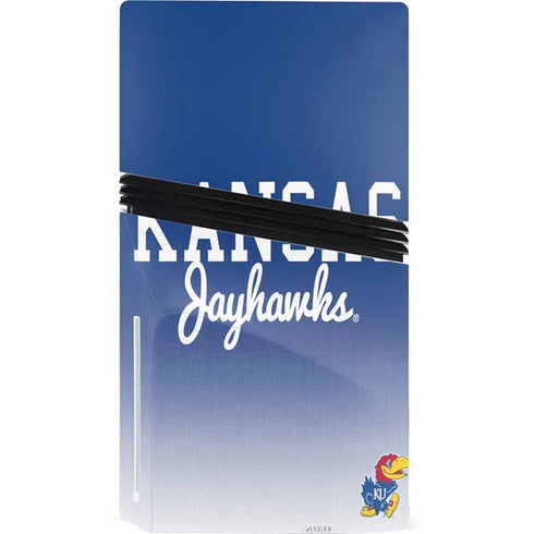 University of Kansas Jayhawks PS5 Pro Disk Console Skin