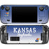 University of Kansas Jayhawks Steam Deck Handheld Gaming Computer OLED Skin