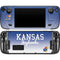 University of Kansas Jayhawks Steam Deck Handheld Gaming Computer Skin