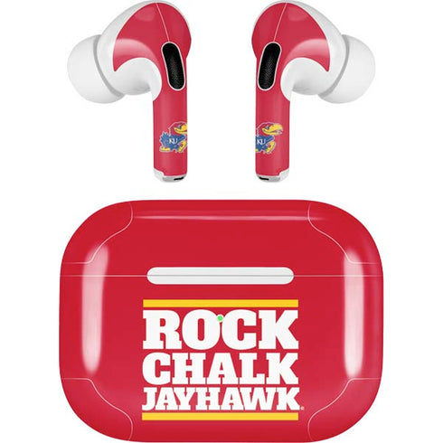 University of Kansas Rock Chalk Jayhawk AirPods Pro 2nd Gen Skin