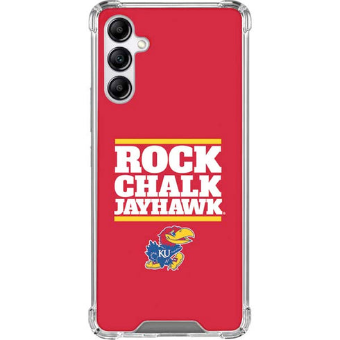 University of Kansas Rock Chalk Jayhawk Gabb Phone 4 Clear Case