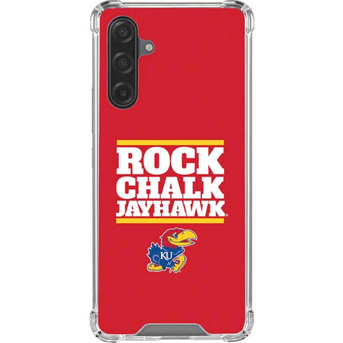 University of Kansas Rock Chalk Jayhawk Galaxy A17 Clear Case