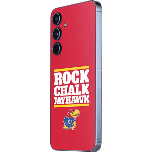 University of Kansas Rock Chalk Jayhawk Galaxy A35 5G Skin