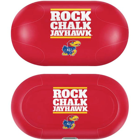 University of Kansas Rock Chalk Jayhawk Galaxy Buds Plus Skin