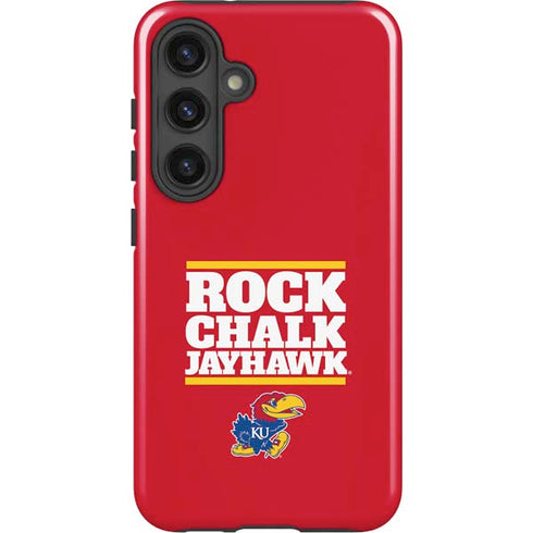 University of Kansas Rock Chalk Jayhawk Galaxy S25 Plus Impact Case