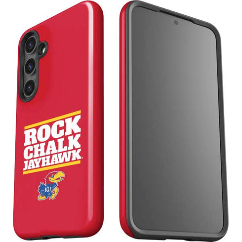 University of Kansas Rock Chalk Jayhawk Galaxy S25 Plus Impact Case
