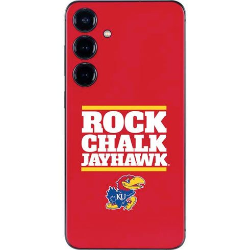 University of Kansas Rock Chalk Jayhawk Galaxy S25 Plus Skin