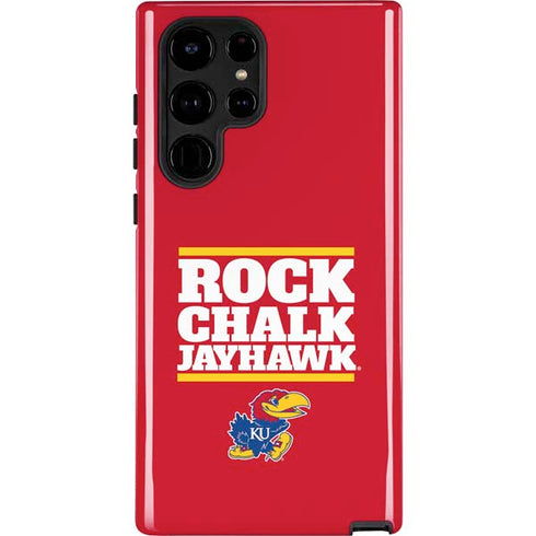 University of Kansas Rock Chalk Jayhawk Galaxy Cases