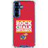 University of Kansas Rock Chalk Jayhawk Galaxy S25 Clear Case