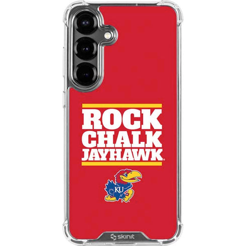 University of Kansas Rock Chalk Jayhawk Galaxy S26 Clear Case