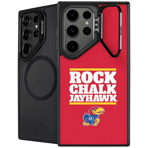 University of Kansas Rock Chalk Jayhawk Galaxy S26 Ultra Kickstand Case
