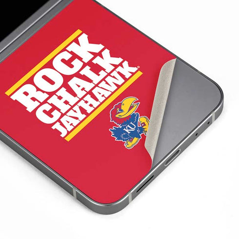 University of Kansas Rock Chalk Jayhawk Galaxy Z Flip6 Skin