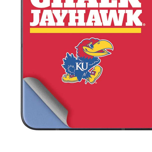 University of Kansas Rock Chalk Jayhawk Galaxy Z Fold5 5G Skin