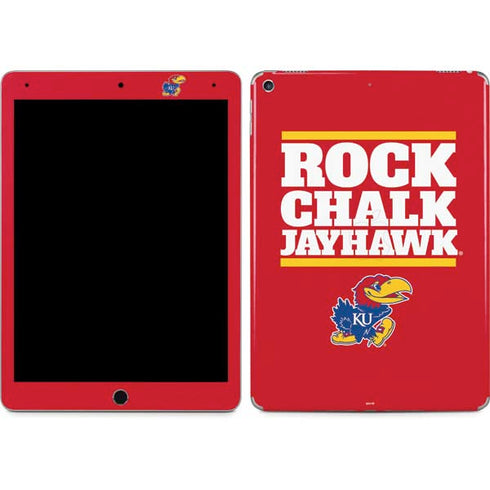 University of Kansas Rock Chalk Jayhawk iPad Skins