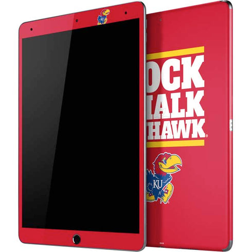 University of Kansas Rock Chalk Jayhawk iPad Skins
