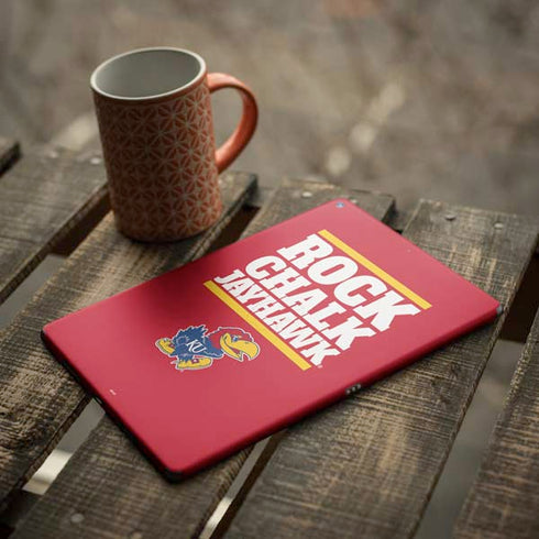 University of Kansas Rock Chalk Jayhawk iPad Skins