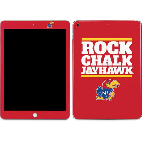 University of Kansas Rock Chalk Jayhawk Apple iPad Skin