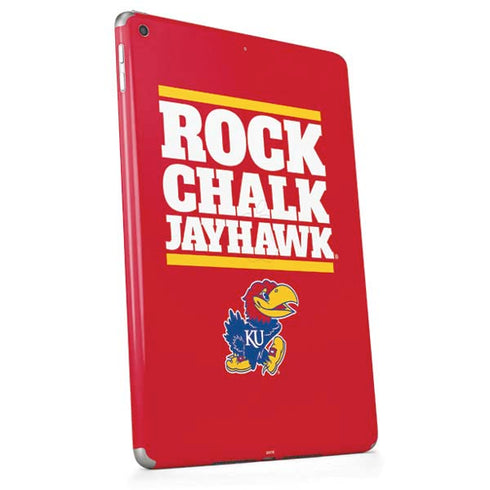 University of Kansas Rock Chalk Jayhawk Apple iPad Skin