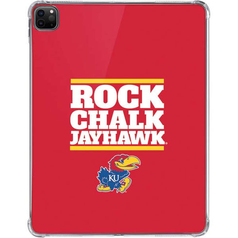 University of Kansas Rock Chalk Jayhawk iPad Pro 11in (2024) Clear Case
