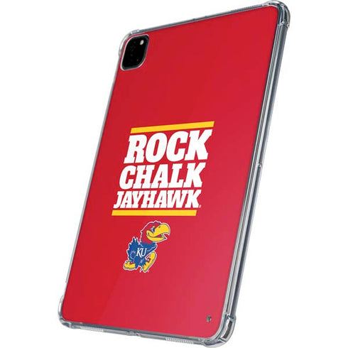 University of Kansas Rock Chalk Jayhawk iPad Pro 11in (2024) Clear Case