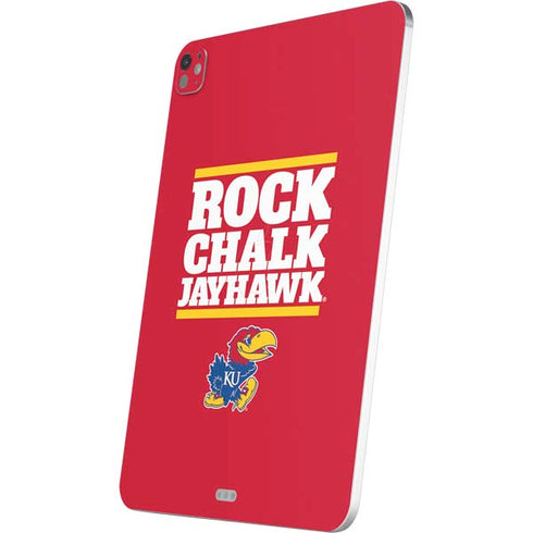 University of Kansas Rock Chalk Jayhawk iPad Pro 13in M4 (2024) Skin