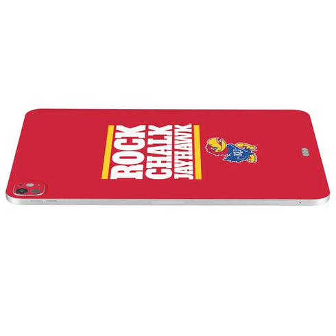 University of Kansas Rock Chalk Jayhawk iPad Pro 13in M4 (2024) Skin