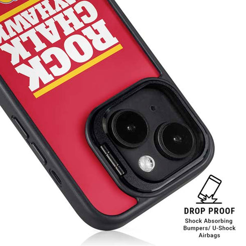 University of Kansas Rock Chalk Jayhawk iPhone 13 Kickstand Case