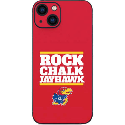 University of Kansas Rock Chalk Jayhawk iPhone Skins