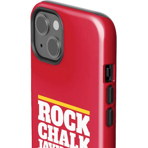 University of Kansas Rock Chalk Jayhawk iPhone 15 Impact Case