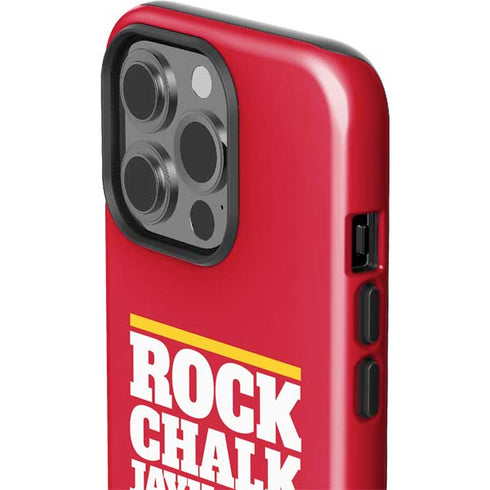 University of Kansas Rock Chalk Jayhawk iPhone 15 Pro Impact Case