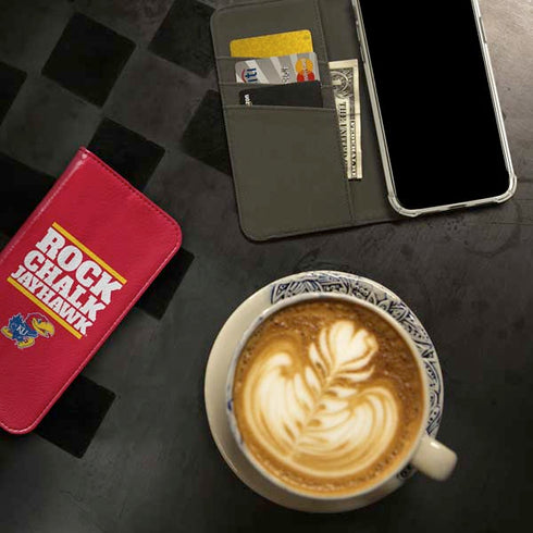 University of Kansas Rock Chalk Jayhawk iPhone 15 Pro Max Folio Case