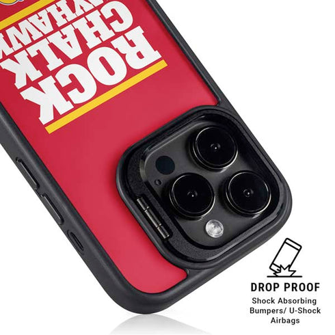 University of Kansas Rock Chalk Jayhawk iPhone 15 Pro Max Kickstand Case