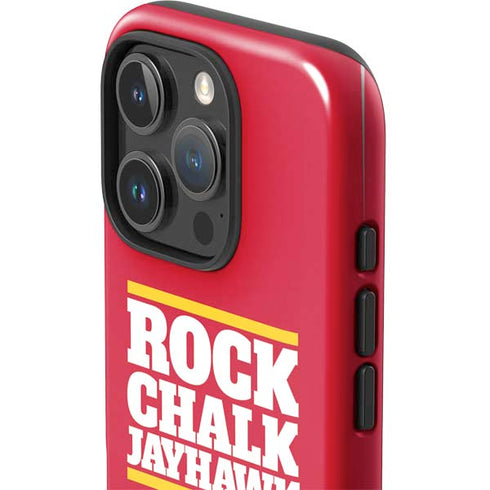 University of Kansas Rock Chalk Jayhawk iPhone 16 Pro Impact Case