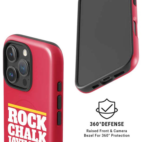 University of Kansas Rock Chalk Jayhawk iPhone 16 Pro Magsafe Impact Case