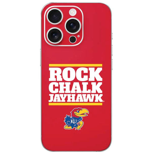 University of Kansas Rock Chalk Jayhawk iPhone 16 Pro Skin