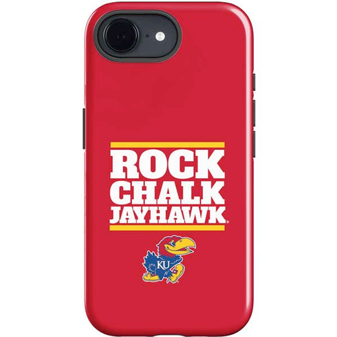 University of Kansas Rock Chalk Jayhawk iPhone 16e Impact Case