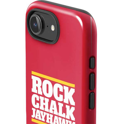 University of Kansas Rock Chalk Jayhawk iPhone 16e Impact Case