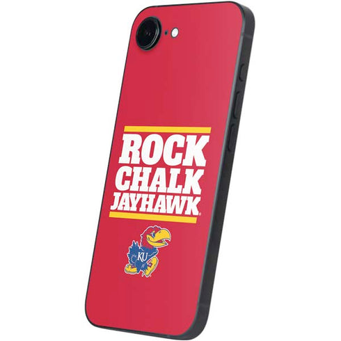 University of Kansas Rock Chalk Jayhawk iPhone 16e Skin