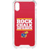 University of Kansas Rock Chalk Jayhawk iPhone XS Clear Case