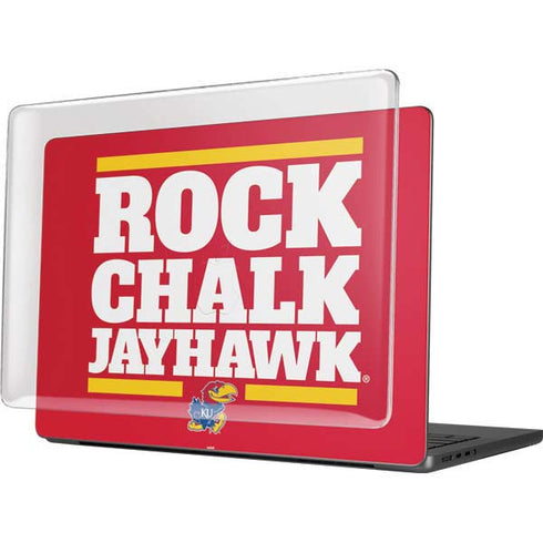 University of Kansas Rock Chalk Jayhawk MacBook Pro 14in (2021-24) Case plus Skin