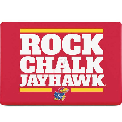 University of Kansas Rock Chalk Jayhawk MacBook Skins