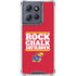 University of Kansas Rock Chalk Jayhawk Moto G 5G (2025) Clear Case